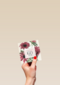botanical kaart klassieke bloemen kaart