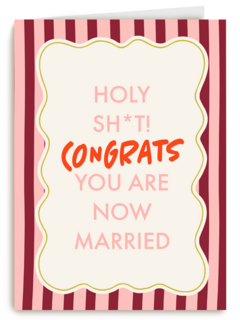 Holy Sht Congrats Married