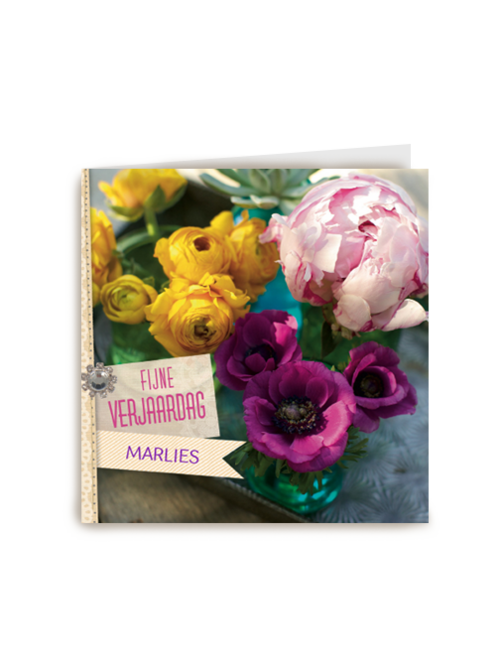 Verjaardagskaart Hallmark | Felicitatie Met Bloemen