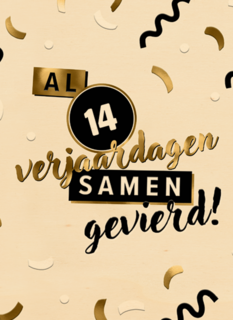 al heel wat verjaardagen samen gevierd
