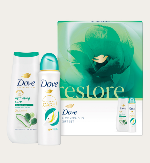 Dove Advanced Care Aloe Duo Cadeauset
