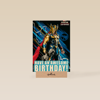 Verjaardagskaart Thor Have an awesome birthday