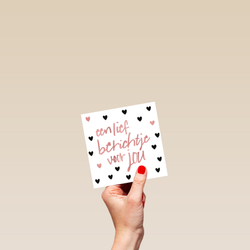 hartjes een lief berichtje voor jou powervrouw