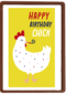Verjaardagskaart Happy Birthday Chick