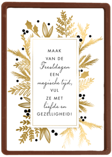 Kerstkaart stijlvol maak van de feestdagen een magische tijd