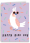 Zomer kaart Happy bird day