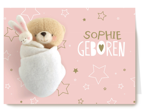 Een kleine meid geboren
