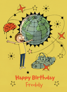 Rick Morty Happy Birthday