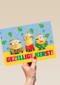 Kerstkaart Minions gezellige kerst
