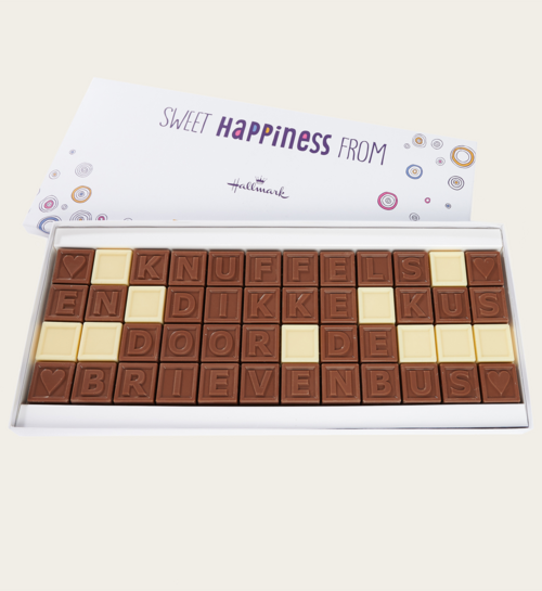 Chocotelegram Knuffels En Dikke Kus Door De Brievenbus