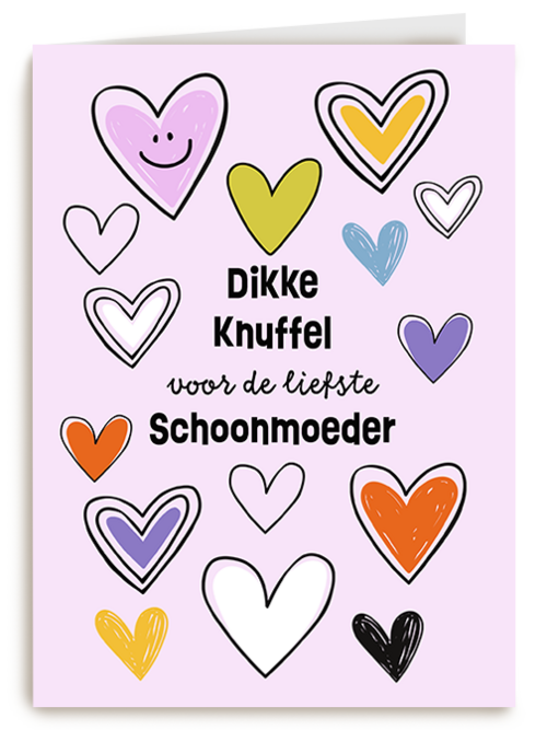 Kaart Hallmark | Moederdag | Moederdag Dikke Knuffel Paars