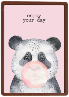 verjaardag kaart hip panda enjoy your day