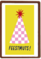 Verjaardagskaart Feestmuts