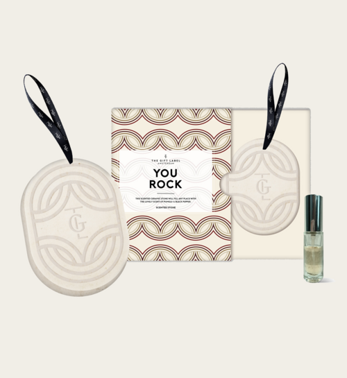 The Gift Label Cadeauset Geursteen You Rock