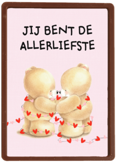 valentijnskaart klassiek forever friends jij bent de allerliefste