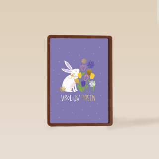 Pasen Konijn eieren paars