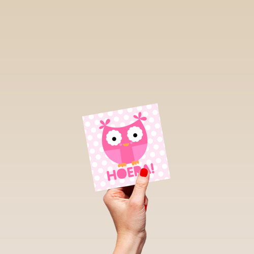 roze uil hoera