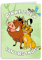 Dikke zoen van thuis Lion King