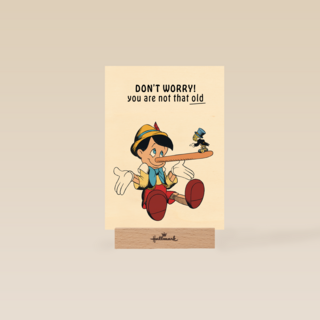 Verjaardagskaart Pinocchio