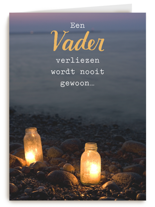 een vader verliezen wordt nooit gewoon