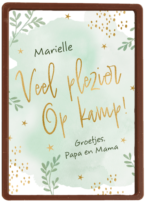 Veel plezier op kamp papa mama