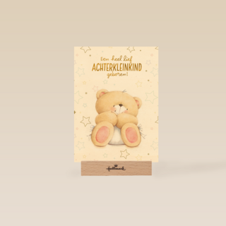 een heel lief achterkleinkind geboren kaart