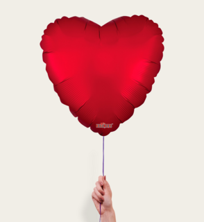 Ballon Hartje Rood