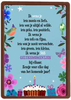 Verjaardagskaart ik wens je