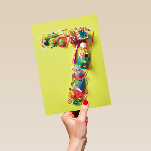 prodo design feestartikel 7 jaar