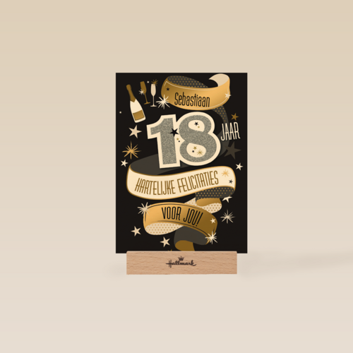 18 jaar jarig leeftijd achttien