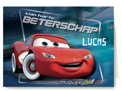 beterschapskaart met cars