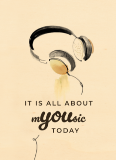 its all about you today with headphones