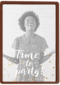 confetti fotokaart its time to party