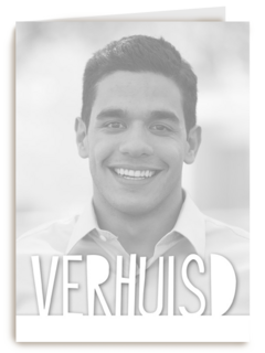 nieuwe woning verhuisd fotokaart