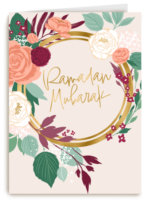 Ramadan Mubarak   bloemenkrans