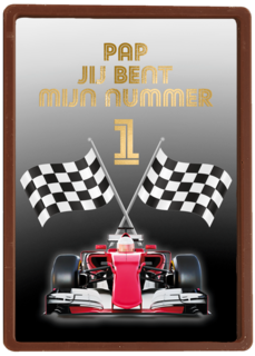 Pap jij bent mijn nummer 1 formule 1