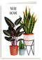 verhuisbericht kaart plantjes folio