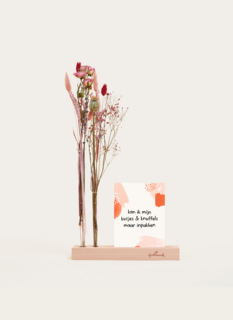 Brievenbuspakket Droogbloemen Kaarthouder Flowershot Yule