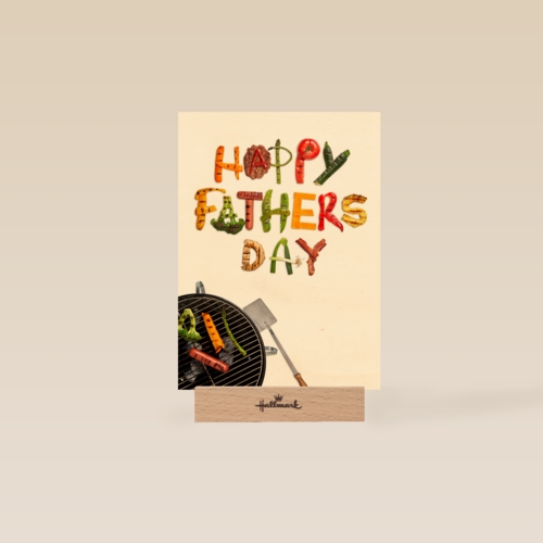 vaderdag kaart barbecue