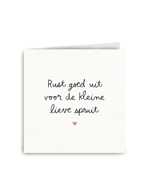 zwangerschap verlof rust goed uit voor de kleine lieve spruit