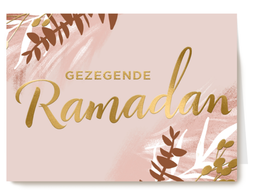 ramadan kaart gezegende ramadan