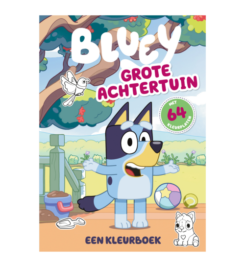Bluey Grote Achtertuin Kleurboek