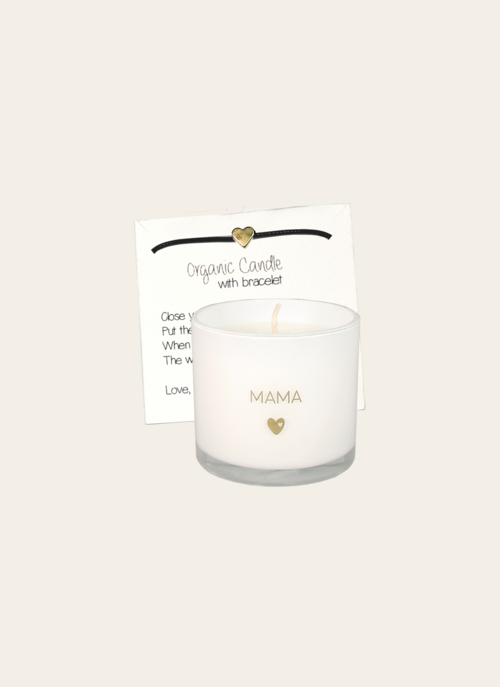 My Flame Geurkaars Met Wens-armband Mama | My Flame Cadeau Woonaccessoires |