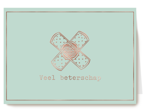 veel beterschap met deze pleister