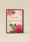 roze rozen kaart