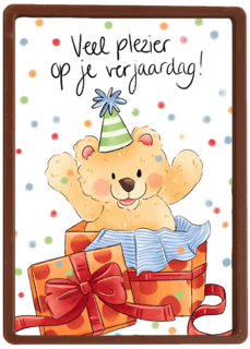 verjaardagskaart kids beer surprise matia studio
