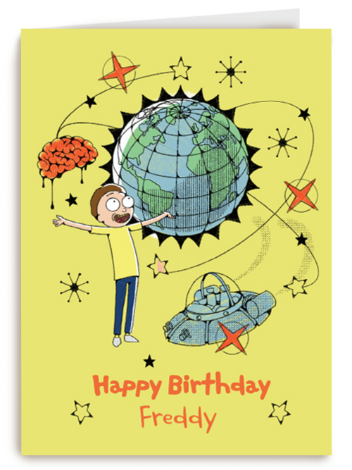 Rick Morty Happy Birthday