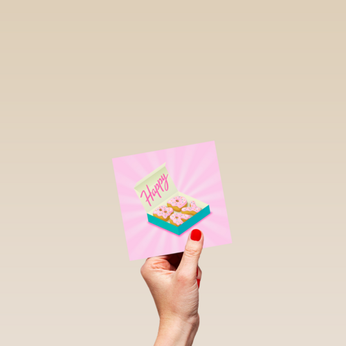 happy bday donuts