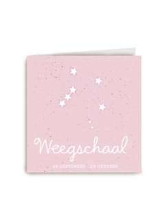 sterrenbeeld kaart dochter weegschaal