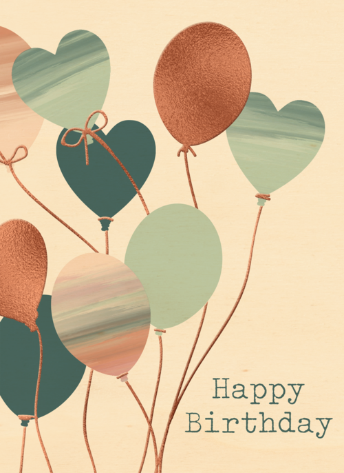 happy birthday balloons